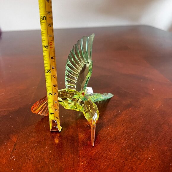 Hummingbird Ornament Gradient Green Yellow & Orange Colors - Picture 4 of 5